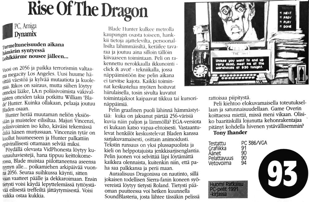 Rise Of The Dragon